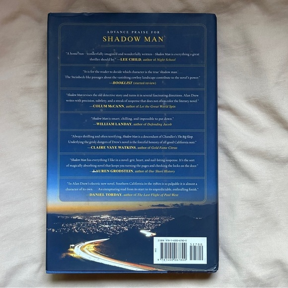 🟢 Shadow Man: A Novel by Alan Drew | Literary Fiction | Hardcover Book - Picture 2 of 8